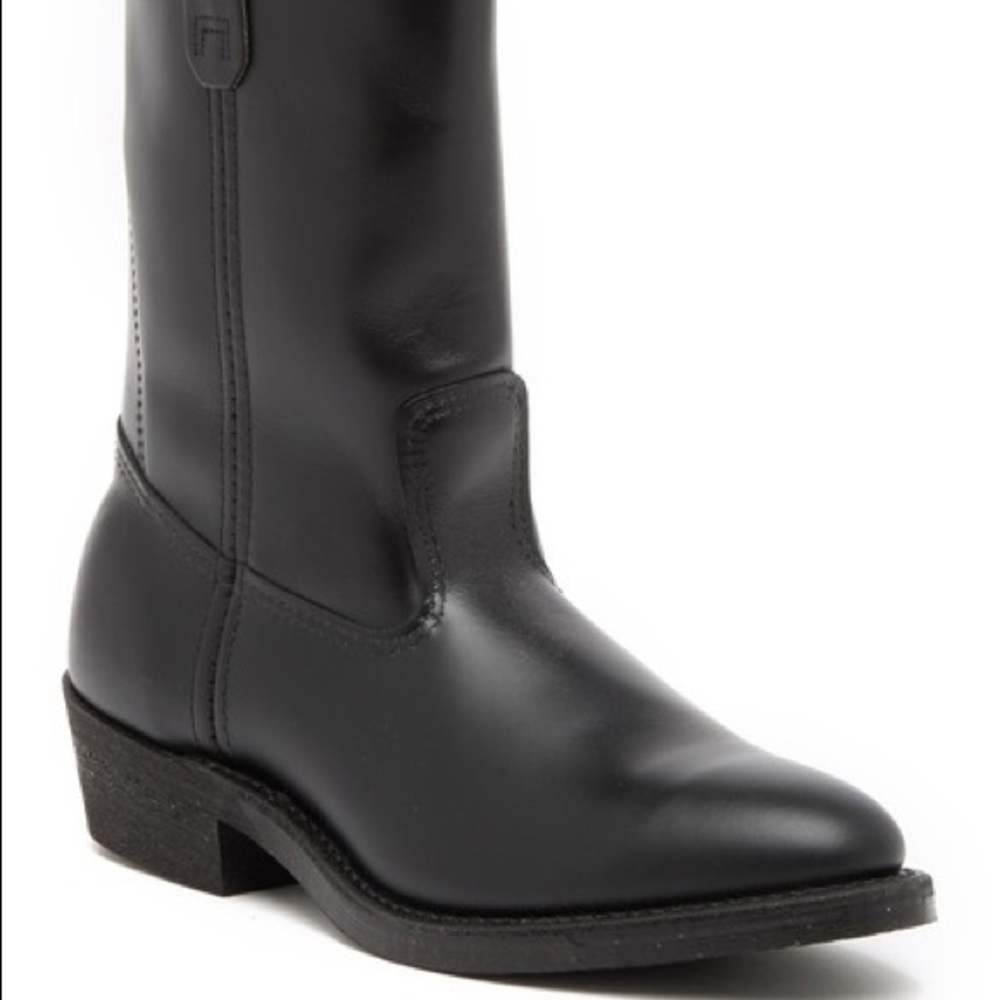 Pecos leather pull-on boots 11"